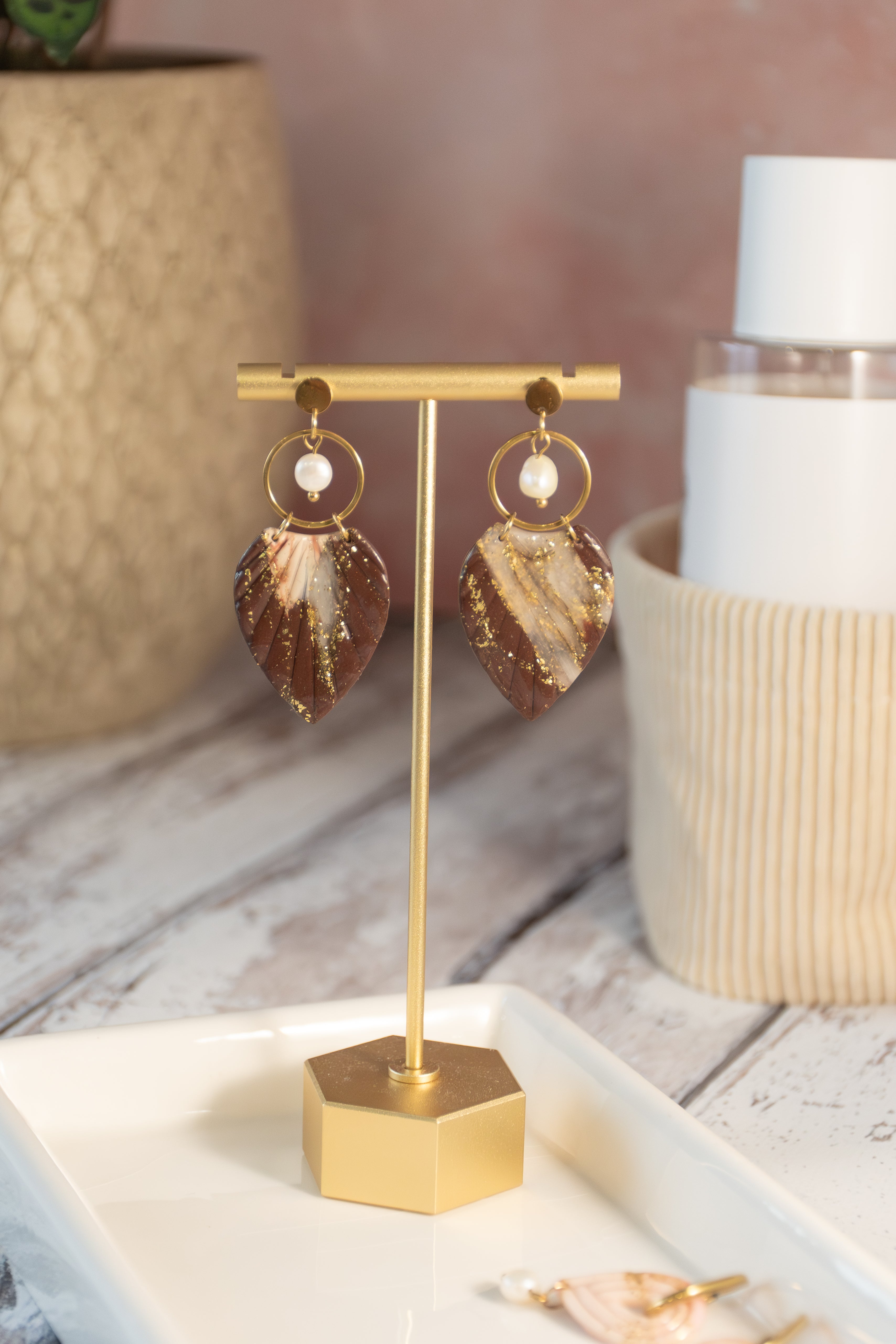 Boucles d’oreilles – Plume