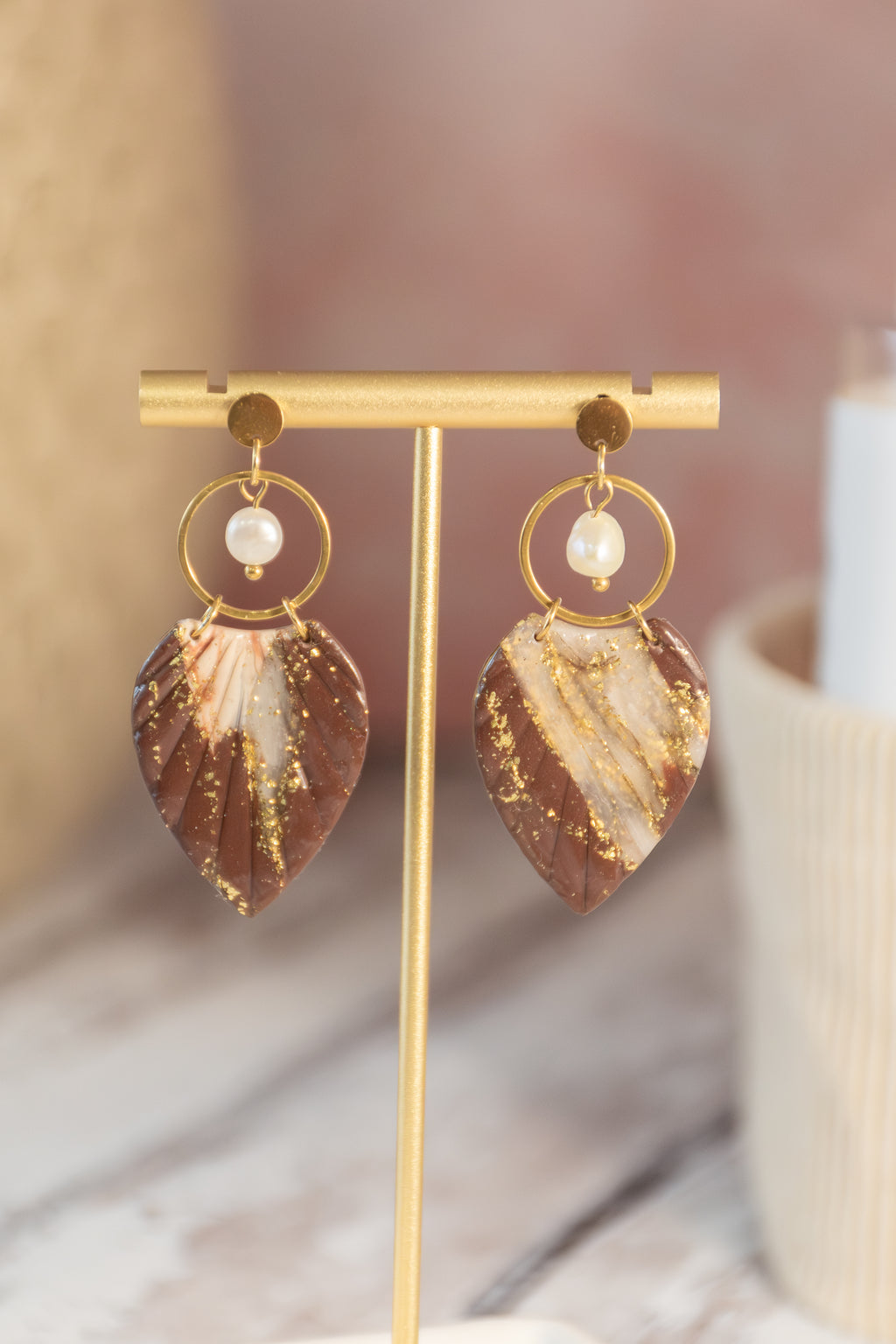 Boucles d’oreilles – Plume
