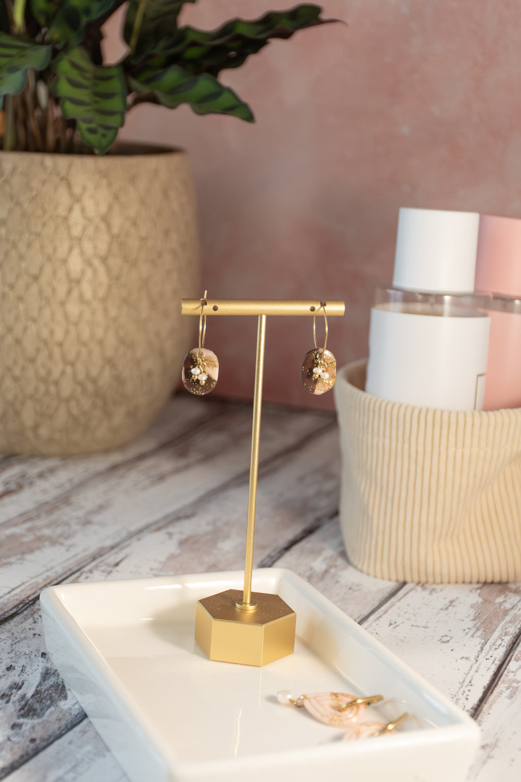 Boucles d’oreilles – Ambre