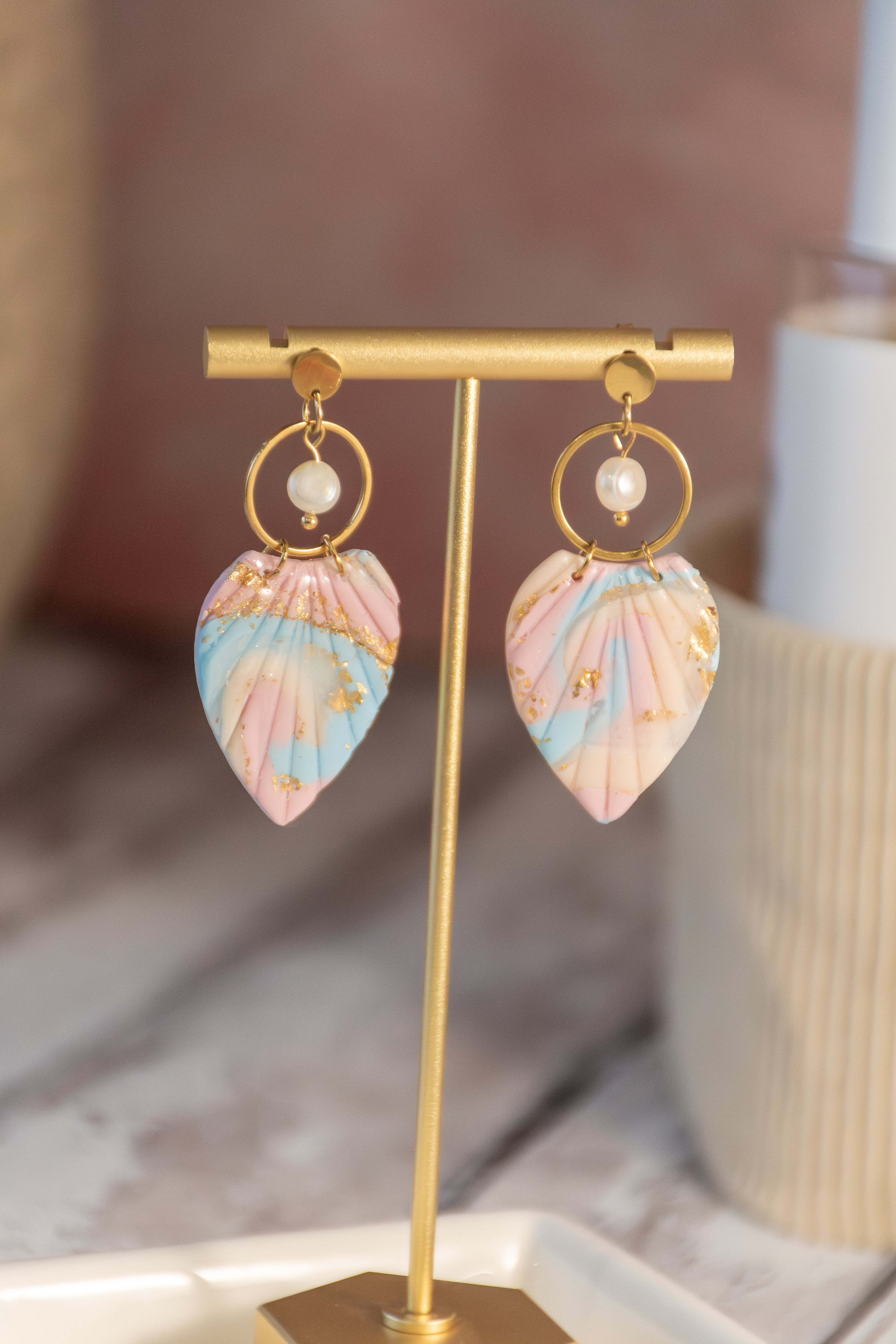 Boucles d’oreilles – Plume