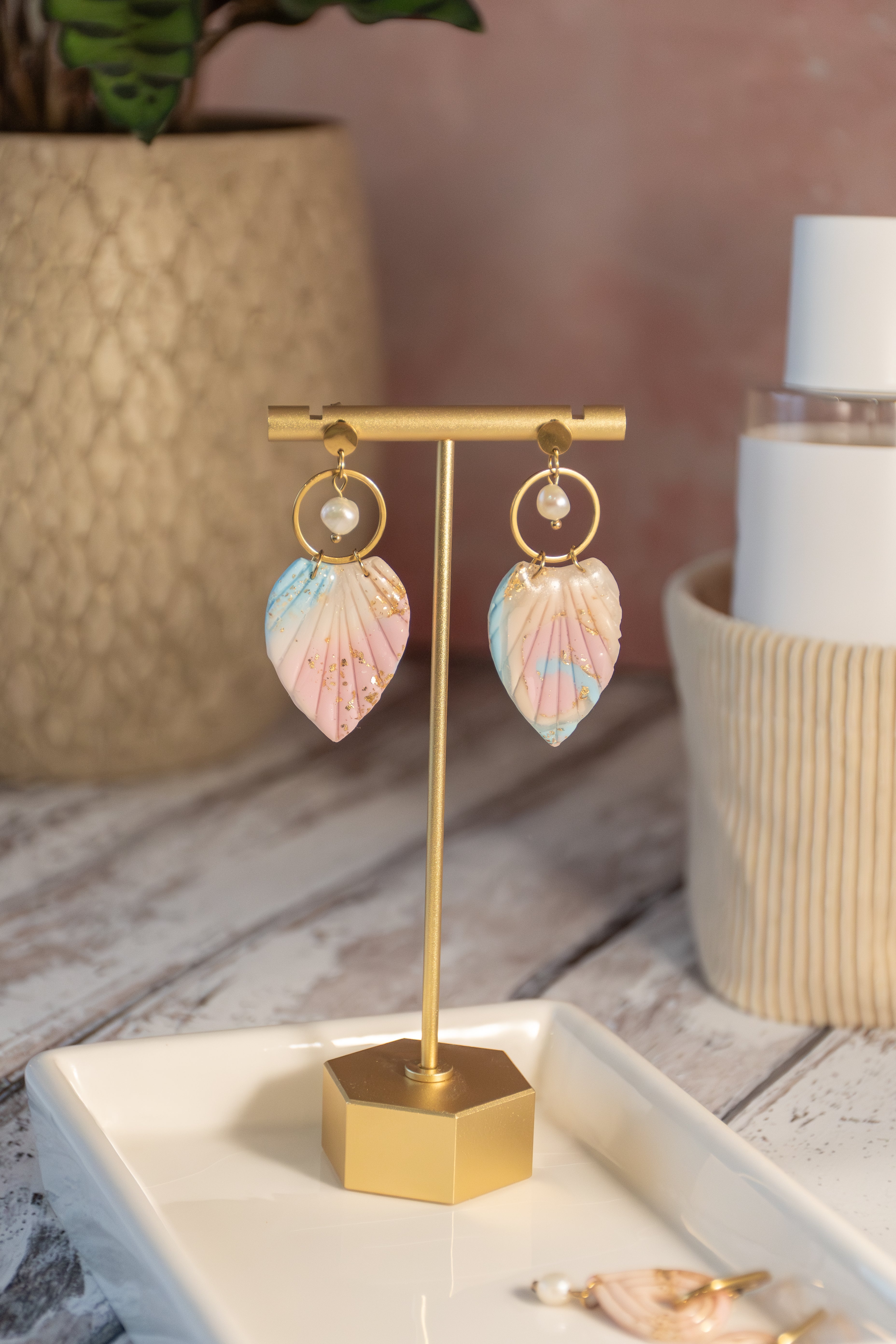 Boucles d’oreilles – Plume