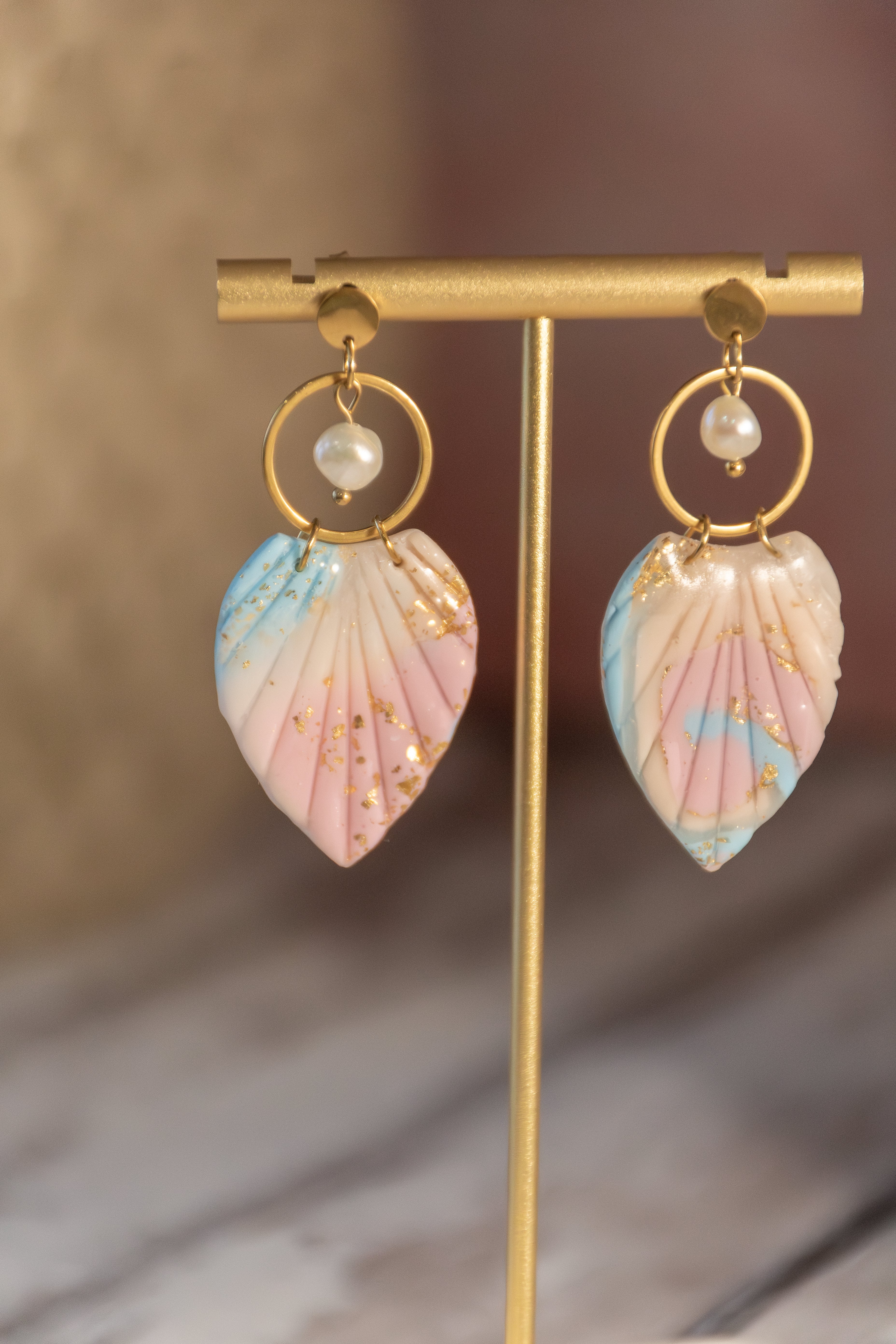 Boucles d’oreilles – Plume