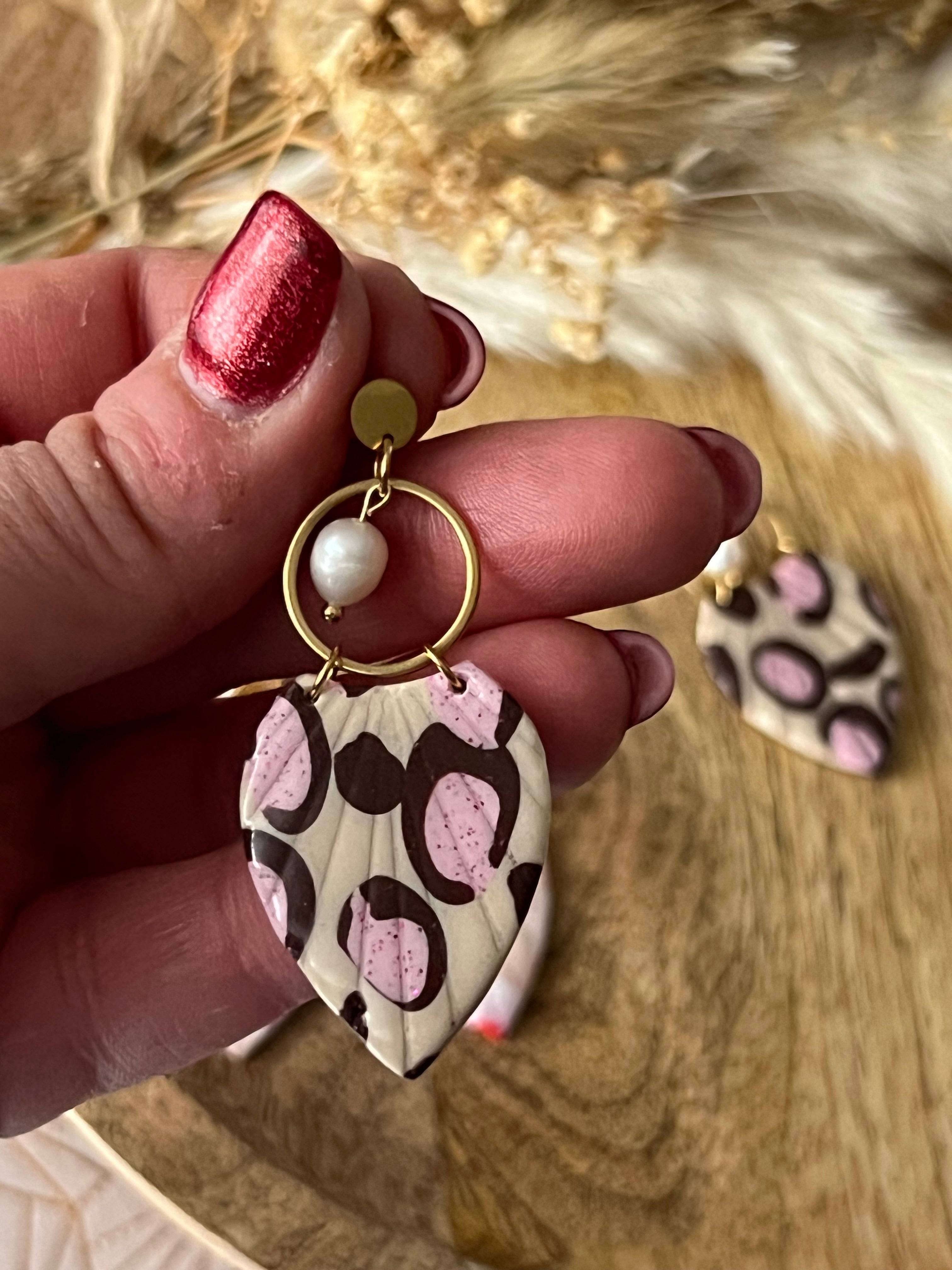 Boucles d’oreilles – Plume