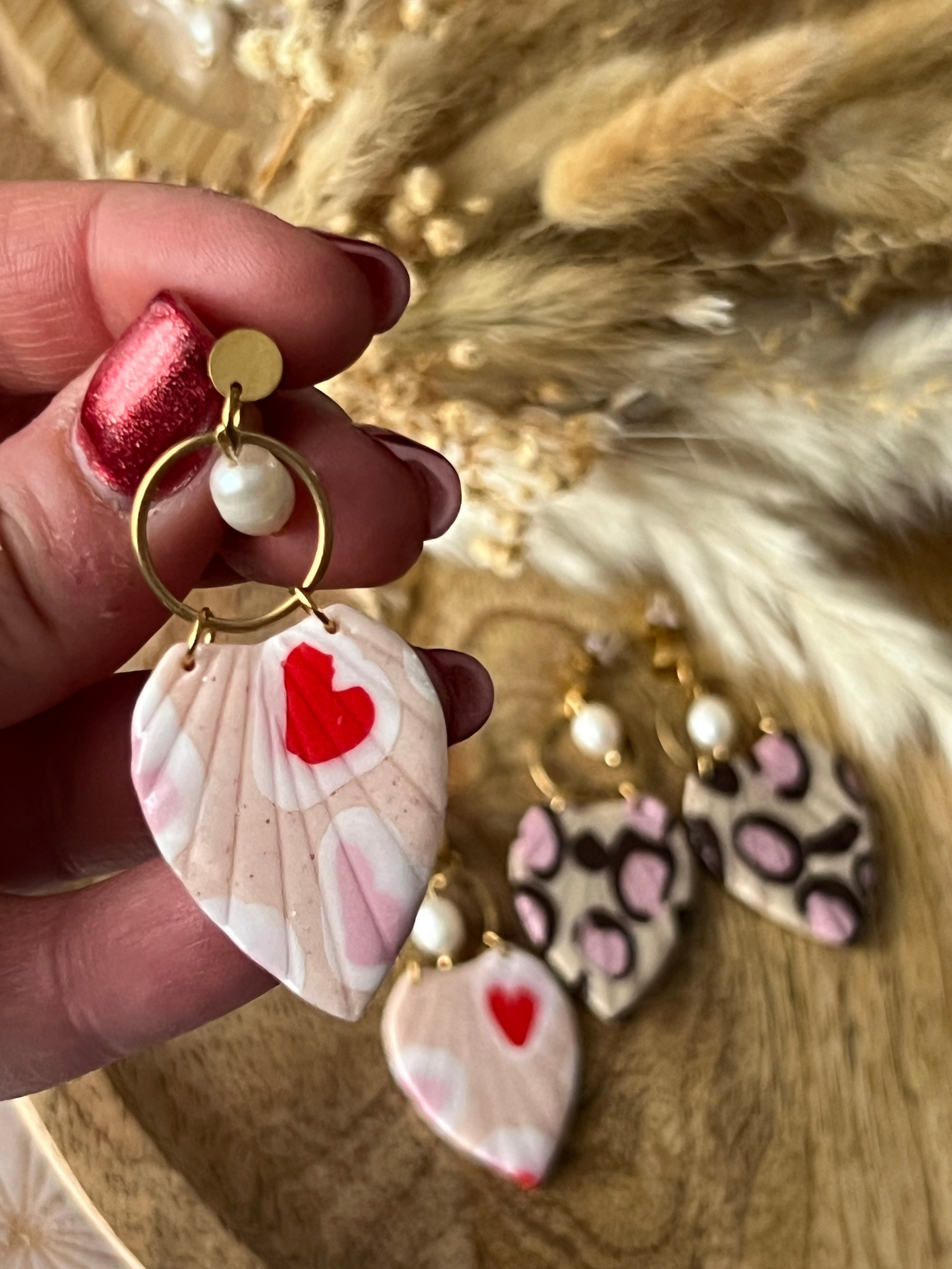 Boucles d’oreilles – Plume