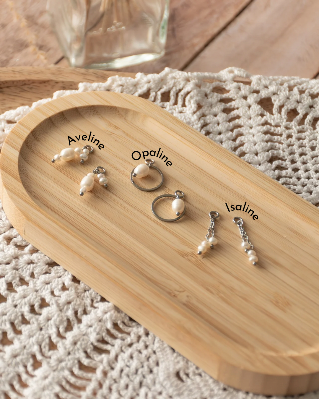 Pampilles perlées – sans créoles