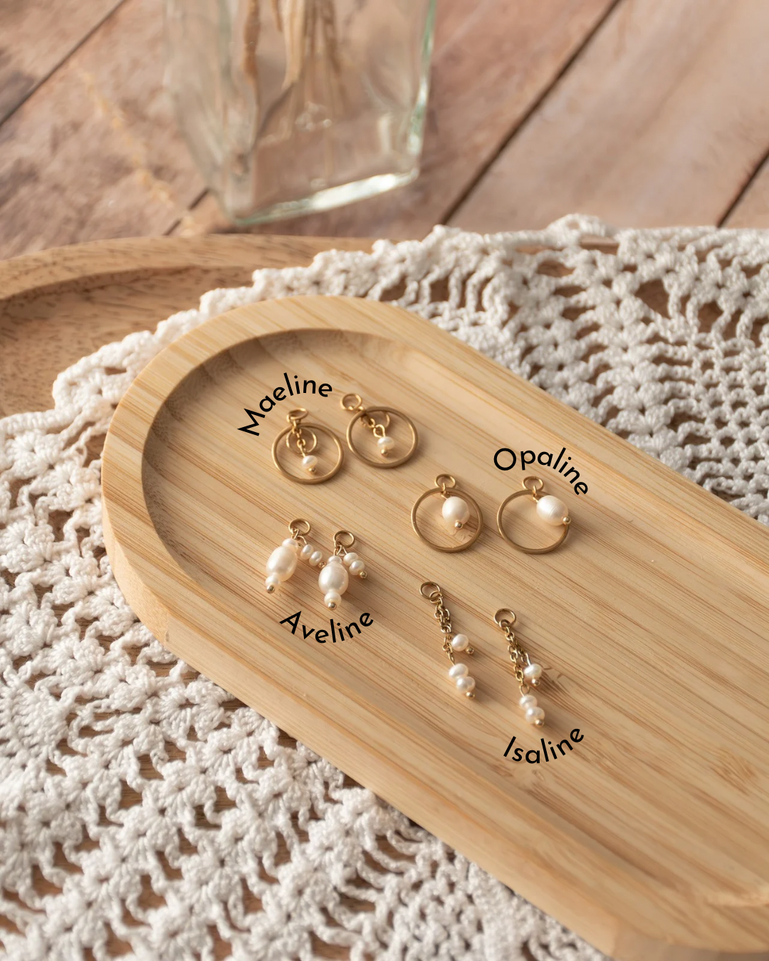 Pampilles perlées – sans créoles